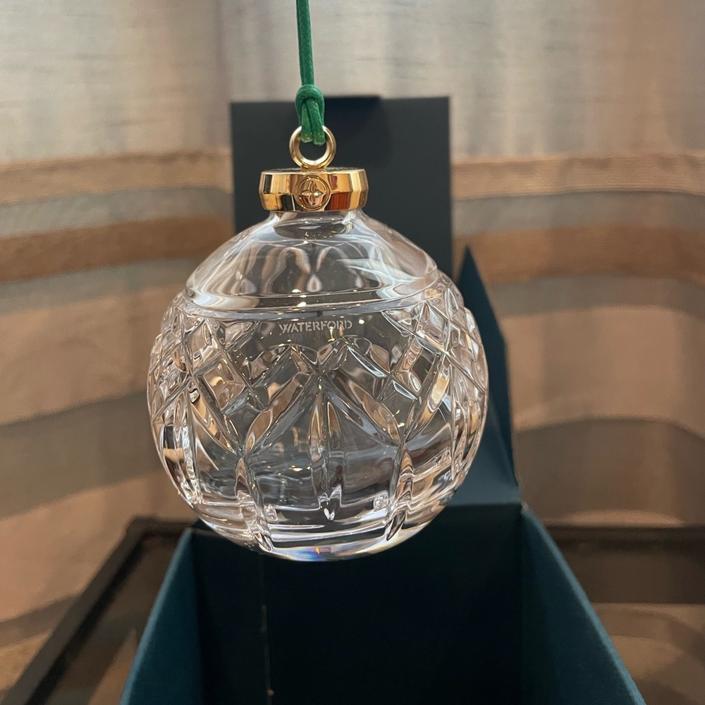 Waterford Lismore Bauble Crystal Ornament